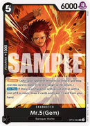 Image for Mr.5(Gem) (OP14-094) (The Azure Sea's Seven) - One Piece Card Game