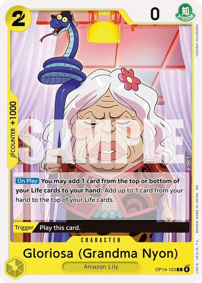 Gloriosa (Grandma Nyon) - (OP14-103) - The Azure Sea's Seven - (Common)
