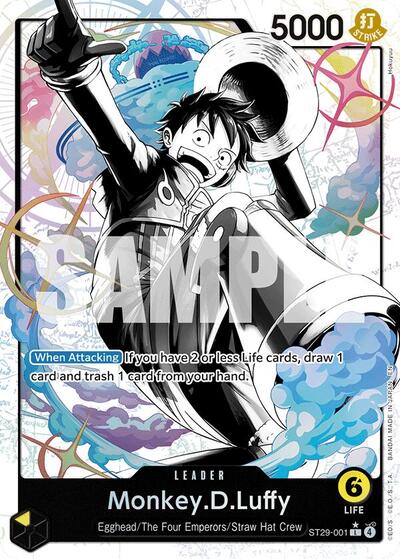 Monkey.D.Luffy (Parallel) - (ST29-001) - Starter Deck 29: Egghead - (Leader)