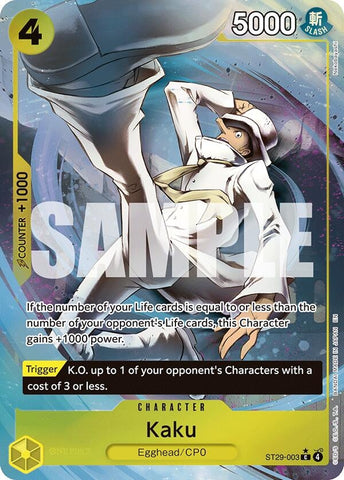 Image for Kaku (Full Art) (ST29-003) (Starter Deck 29: Egghead) - One Piece Card Game