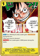 Image for Kizaru!! Compared to Two Years Ago We're a Hundred Times Stronger Now!! (ST29-016) (Starter Deck 29: Egghead) - One Piece Card Game