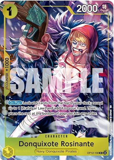 Donquixote Rosinante (Illustration Box Vol.6) - (OP12-108) - One Piece Promotion Cards - (Rare)