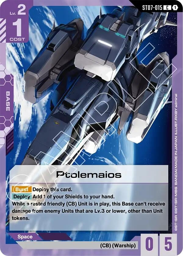 Image for Ptolemaios (ST07-015) - Gundam Card Game