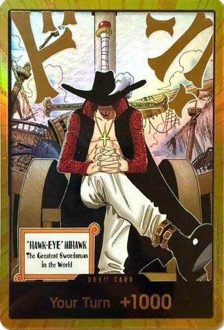 DON!! Card (Dracule Mihawk) - () - The Azure Sea's Seven - (DON!!)