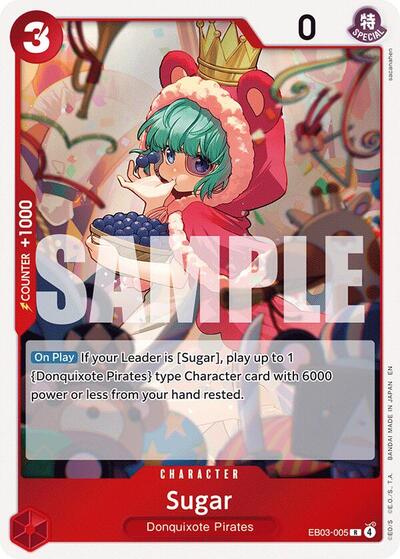Sugar - (EB03-005) - Extra Booster: One Piece Heroines Edition - (Rare)