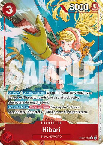 Hibari - (EB03-008) - Extra Booster: One Piece Heroines Edition - (Rare)