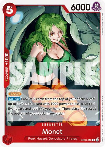 Monet - (EB03-010) - Extra Booster: One Piece Heroines Edition - (Rare)