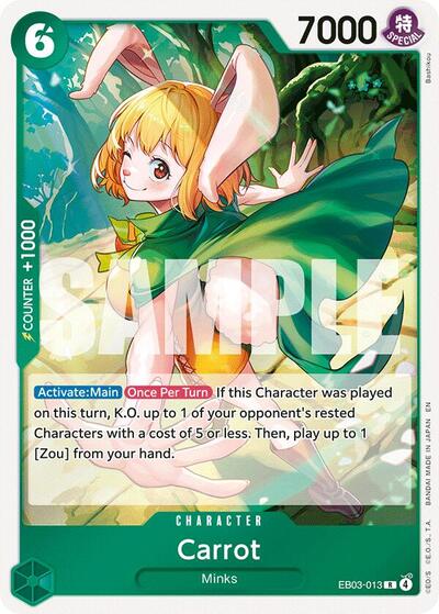 Carrot - (EB03-013) - Extra Booster: One Piece Heroines Edition - (Rare)