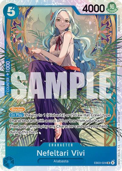 Nefeltari Vivi - (EB03-024) - Extra Booster: One Piece Heroines Edition - (Super Rare)