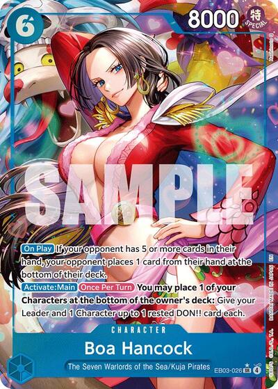 Boa Hancock - (EB03-026) - Extra Booster: One Piece Heroines Edition - (Super Rare)