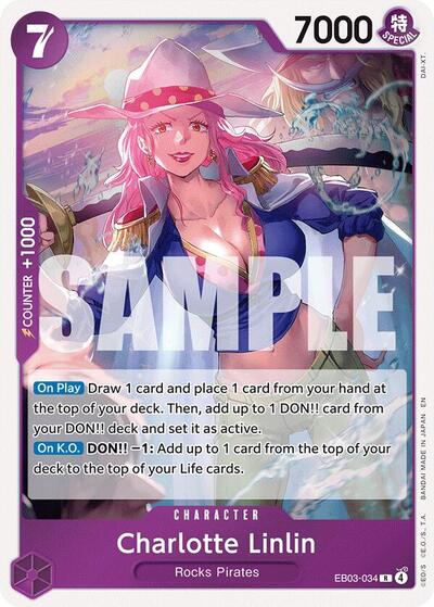 Charlotte Linlin - (EB03-034) - Extra Booster: One Piece Heroines Edition - (Rare)