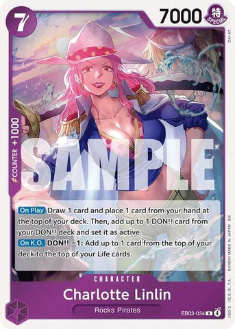Charlotte Linlin - (EB03-034) - Extra Booster: One Piece Heroines Edition - (Rare)