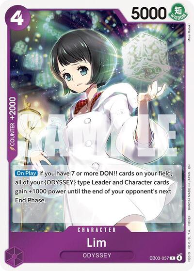 Lim - (EB03-037) - Extra Booster: One Piece Heroines Edition - (Rare)