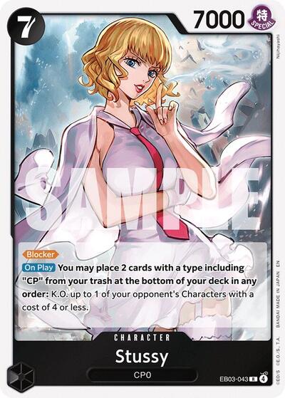 Stussy - (EB03-043) - Extra Booster: One Piece Heroines Edition - (Rare)