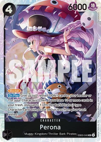 Perona - (EB03-045) - Extra Booster: One Piece Heroines Edition - (Super Rare)