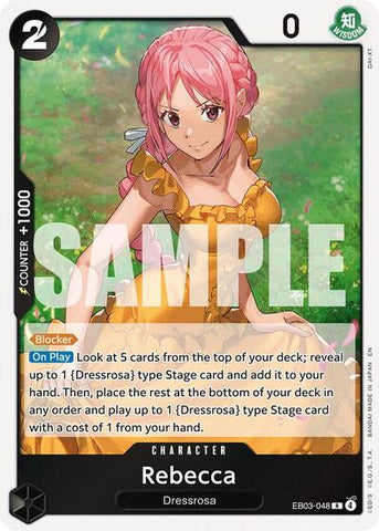 Rebecca - (EB03-048) - Extra Booster: One Piece Heroines Edition - (Rare)
