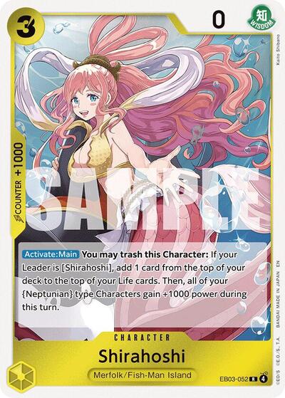 Shirahoshi - (EB03-052) - Extra Booster: One Piece Heroines Edition - (Rare)