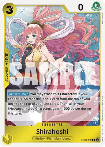 Shirahoshi - (EB03-052) - Extra Booster: One Piece Heroines Edition - (Rare)
