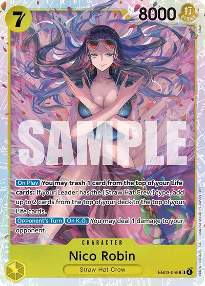 Nico Robin - (EB03-055) - Extra Booster: One Piece Heroines Edition - (Super Rare)