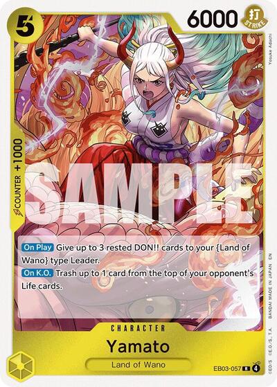 Yamato - (EB03-057) - Extra Booster: One Piece Heroines Edition - (Rare)