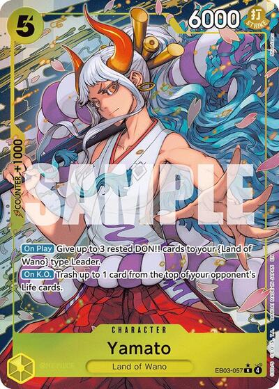 Yamato - (EB03-057) - Extra Booster: One Piece Heroines Edition - (Rare)