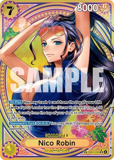 Nico Robin - (EB03-055) - Extra Booster: One Piece Heroines Edition - (Super Rare)