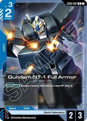 Image for Gundam NT-1 Full Armor (GD03-007) - Gundam Card Game