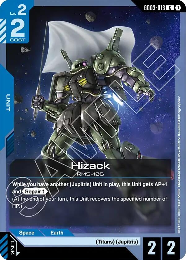Image for Hizack (GD03-013) - Gundam Card Game