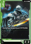 Image for Zaku (Four Snake Eyes') [YETI] (GQ) (GD03-032) (Steel Requiem) - Gundam Card Game
