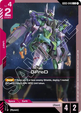 Image for GFreD (GD03-048) (GD03-048) - Gundam Card Game