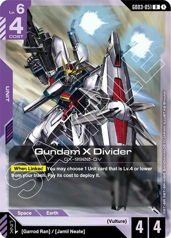 Image for Gundam X Divider (GD03-051) - Gundam Card Game