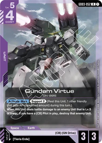 Image for Gundam Virtue (GD03-052) (Steel Requiem) - Gundam Card Game