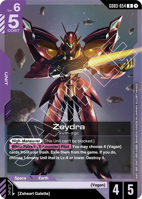 Image for Zeydra (GD03-054) (Steel Requiem) - Gundam Card Game