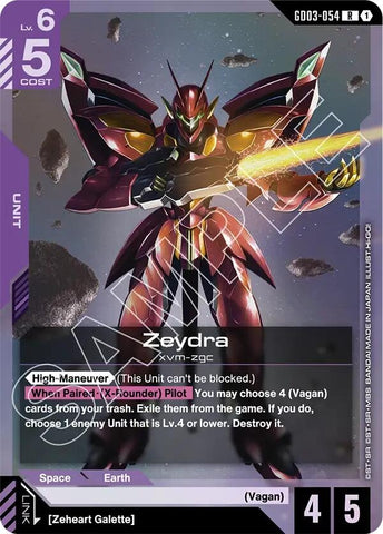 Image for Zeydra (GD03-054) - Gundam Card Game