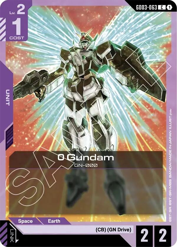 Image for 0 Gundam (GD03-063) - Gundam Card Game