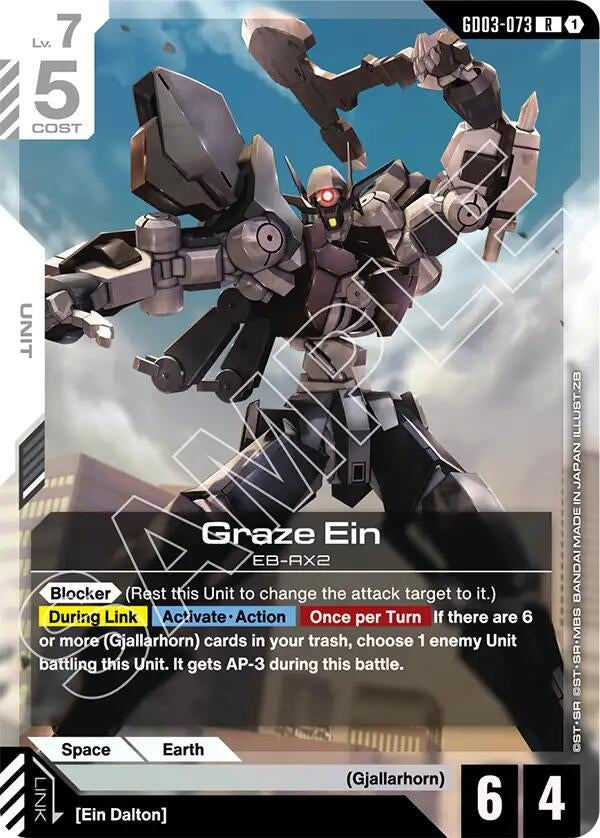 Image for Graze Ein (GD03-073) - Gundam Card Game