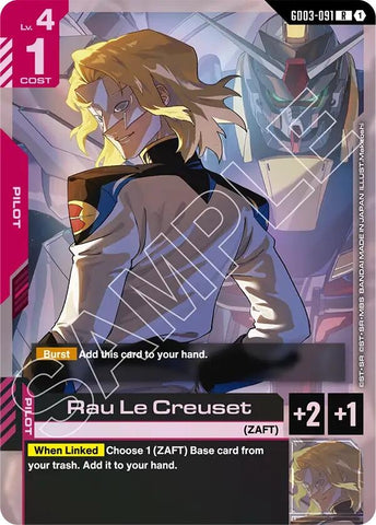 Image for Rau Le Creuset (GD03-091) (Steel Requiem) - Gundam Card Game