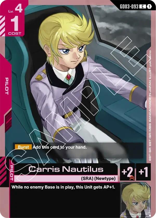 Image for Carris Nautilus (GD03-093) - Gundam Card Game
