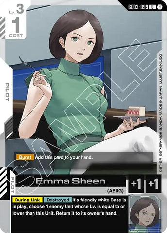 Image for Emma Sheen (GD03-099) - Gundam Card Game