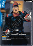 Image for Privileged Position (GD03-102) (Steel Requiem) - Gundam Card Game