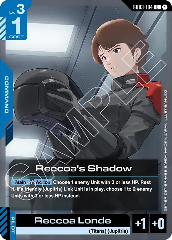 Image for Reccoa's Shadow (GD03-104) - Gundam Card Game