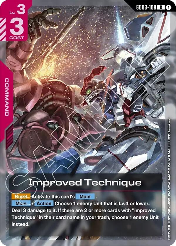 Image for Improved Technique (GD03-109) (Steel Requiem) - Gundam Card Game