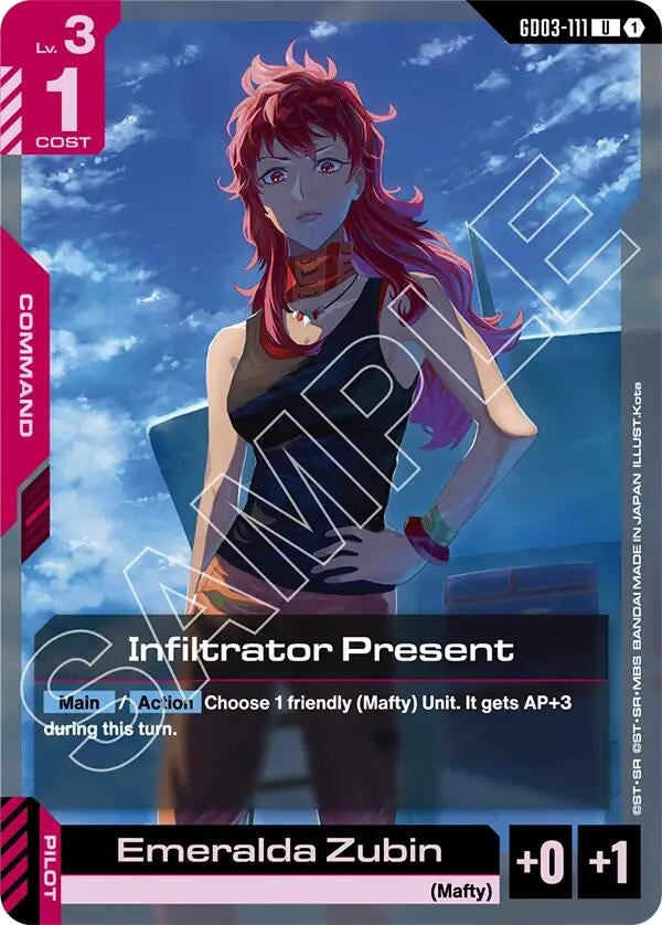 Image for Infiltrator Present (GD03-111) - Gundam Card Game