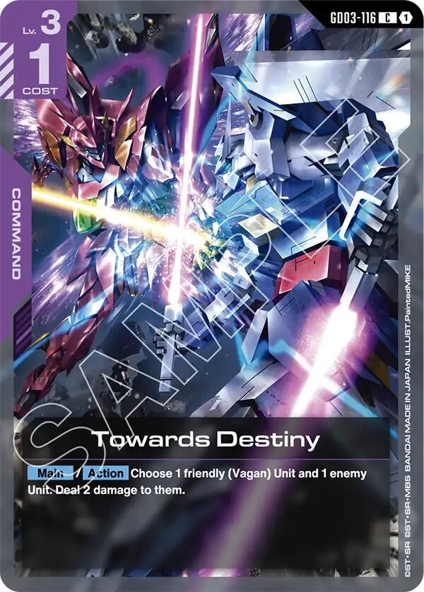 Image for Towards Destiny (GD03-116) - Gundam Card Game