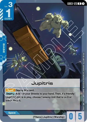 Image for Jupitris (GD03-123) (Steel Requiem) - Gundam Card Game