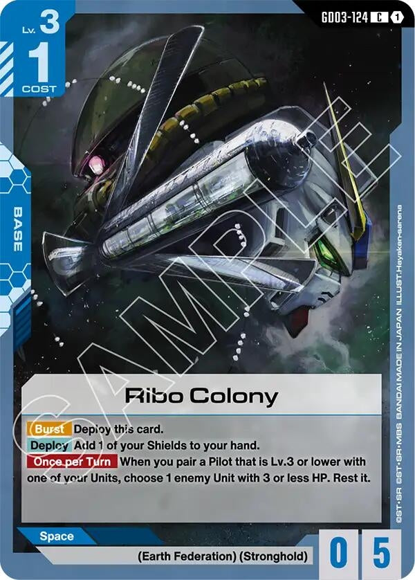 Image for Ribo Colony (GD03-124) - Gundam Card Game