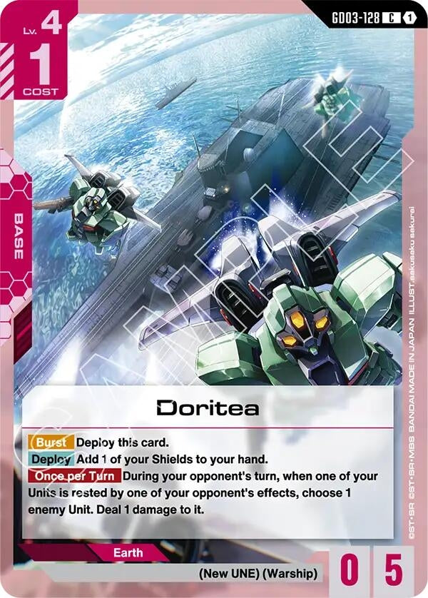 Image for Doritea (GD03-128) (Steel Requiem) - Gundam Card Game