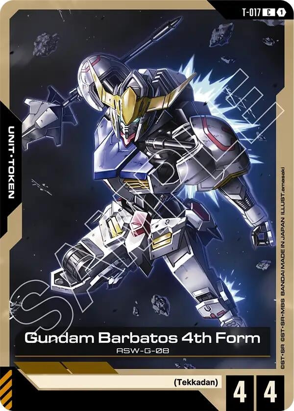 Image for Gundam Barbatos 4th Form (T-017) (Steel Requiem) - Gundam Card Game