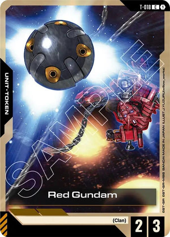 Image for Red Gundam (T-018) (T-018) - Gundam Card Game