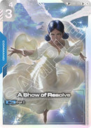 Image for A Show of Resolve (SP) (U+) (GD01-100) (Steel Requiem) - Gundam Card Game